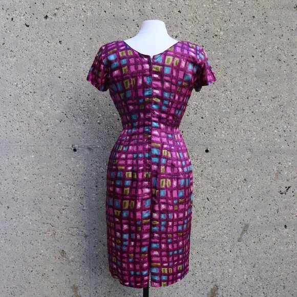 1950s purple dress and matching jacket - Picture 8 of 13